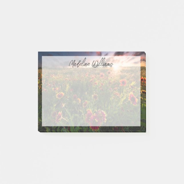 Post-it® Fleurs | Fleur sauvage indien Texas (Devant)