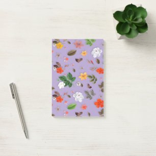 Post-it® Fleurs jaunes et roses blanches 21