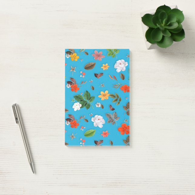 Post-it® Fleurs jaunes et roses blanches 24 (Bureau)