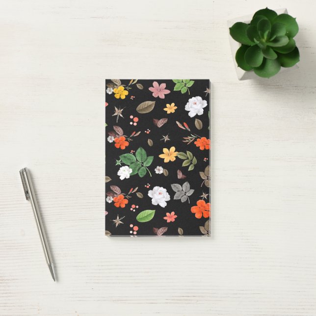 Post-it® Fleurs jaunes et roses blanches 8 (Bureau)