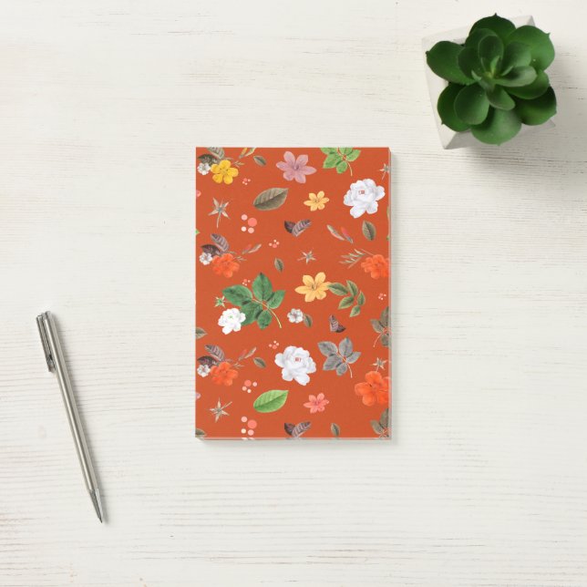 Post-it® Fleurs jaunes et roses blanches 9 (Bureau)