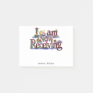 Post-it® *~* Fleurs JE REÇOIS MAINTENANT LE Manifeste AP85 