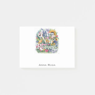 Post-it® *~* Fleurs JE REÇOIS MAINTENANT LE Manifeste AP85 