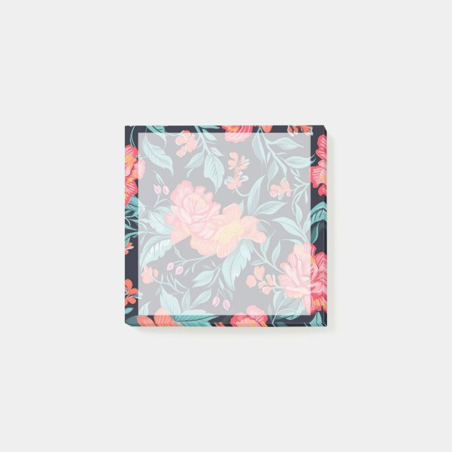 Post-it® Fleurs roses et coraux (Devant)