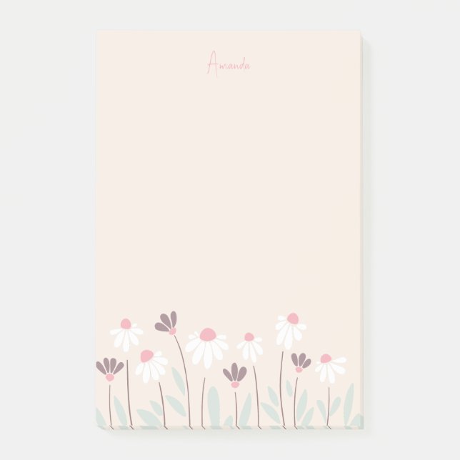 Post-it® Fleurs sauvages colorées (Devant)