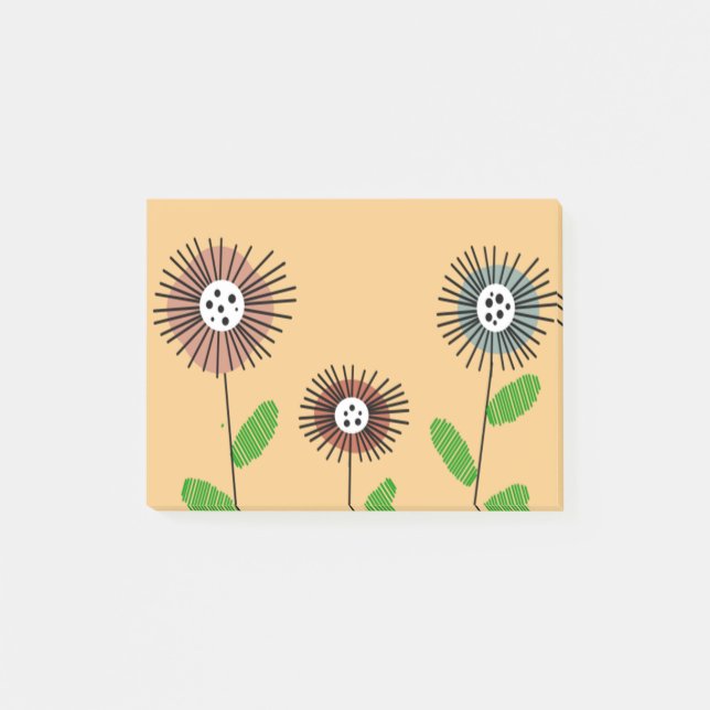 Post-it® Fleurs Scandi (Devant)