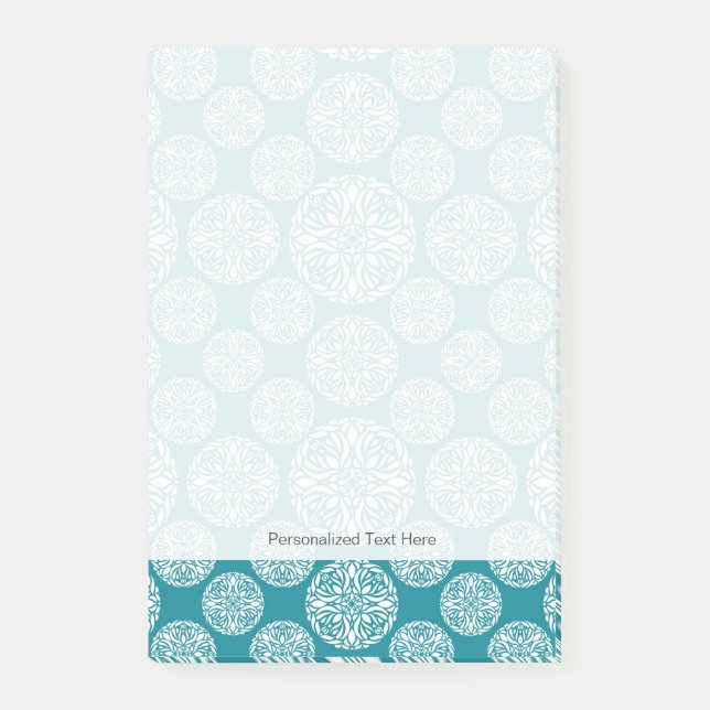 Post-it® Flocon de neige floral d'hiver (Devant)