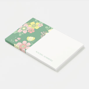Post-it® Floral Boho moderne coloré