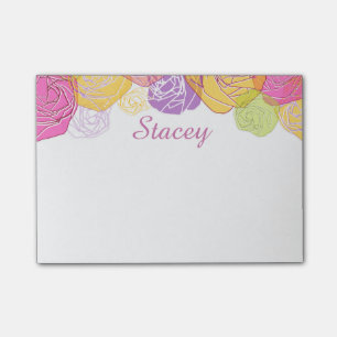 Post-it® Floral coloré