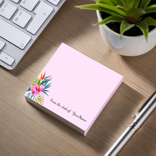 Post-it® Floral Du Bureau Des Plaquettes De Bureau
