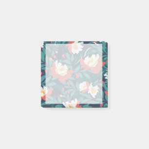 Post-it® Floral rouge et blanc