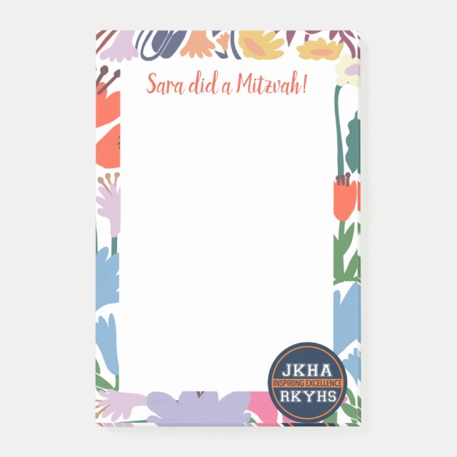 Post-it® Floral scandinave (Devant)