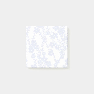 Post-it® Floral Vines (White - Periwinkle)