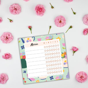 Post-it® Floral Weekly Planner – Blossom Time Sticky Notes