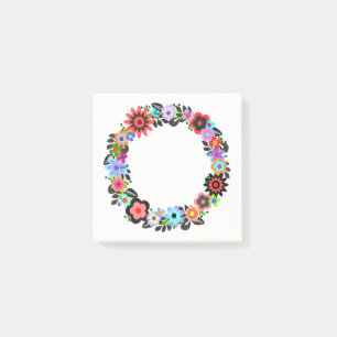 Post-it® "Floral Wreath" Publier une note, Sticky Notes.