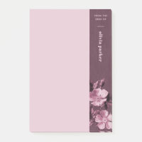 Flore monochromatique violette Notes florales