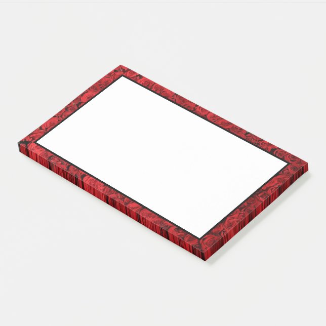 Post-it® Flore rouge chic (Incliné)