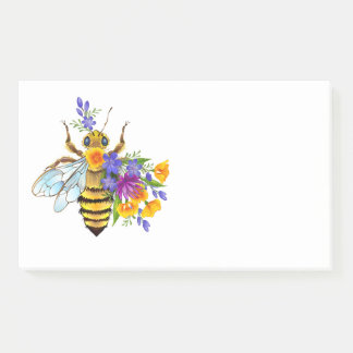 Post-it® Flower bee with wild plants