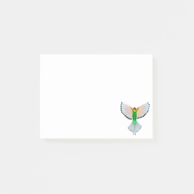 Post-it® Flying Bird Sticky Notes (Devant)