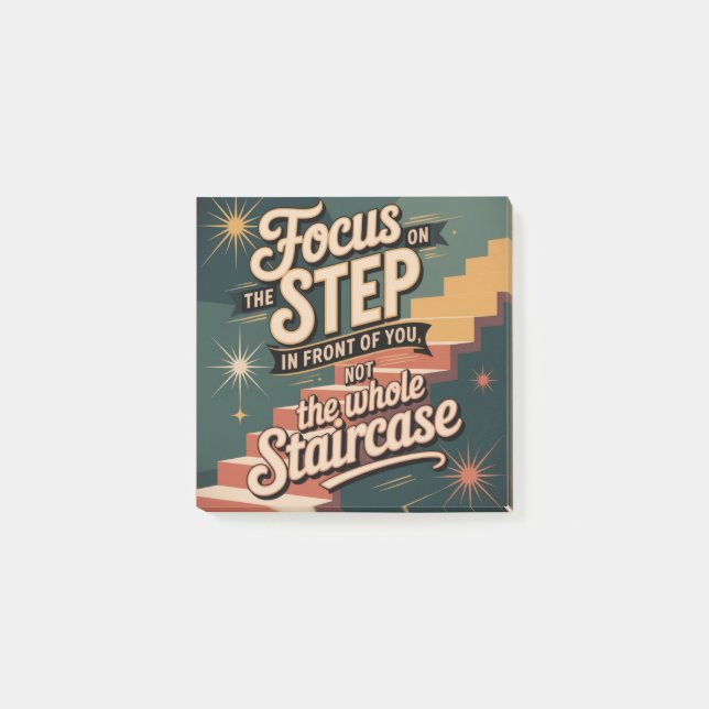 Post-it® Focus On The Step In Front Of You (Devant)
