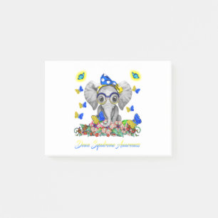 Post-it® Foi éléphante Espoir Aimer vers le bas Sensibilisa