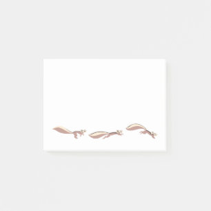 Post-it® Fonctionnement et saut mignons d'écureuil