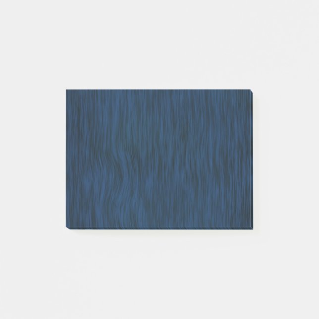 Post-it® Fond à l'aspect de bois brut Grain Bleu foncé (Devant)