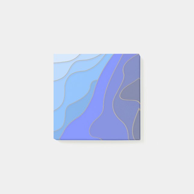 Post-it® fond bleu (Devant)