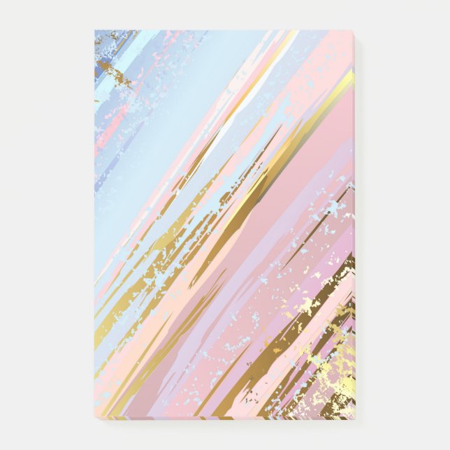 Post-it® Fond rose texturé (Devant)
