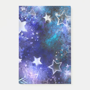 Post-it® Fond spatial avec étoiles