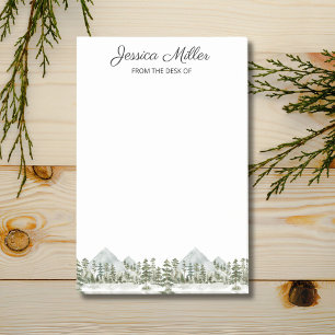 Post-it® Forêt aquarelle personnalisée de la part de