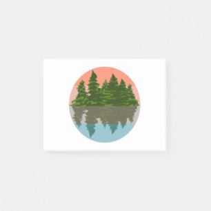 Post-it® Forêt Coucher Nature Pins Arbres