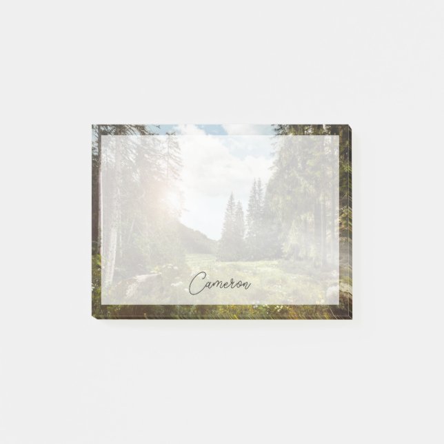Post-it® Forêt | Sun Peeking Thru (Devant)