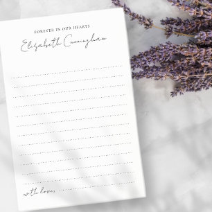 Post-it® Forever In Our Hearts Funeral Partagez un souvenir