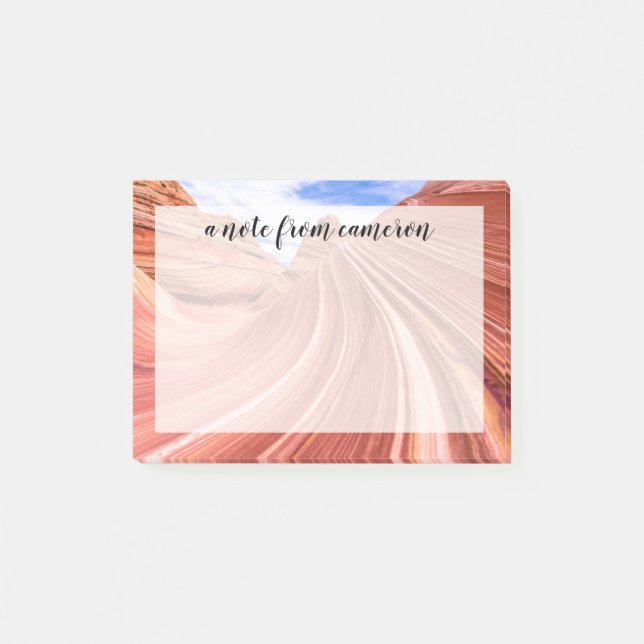 Post-it® Formation de Wave Sandstone Rock (Devant)