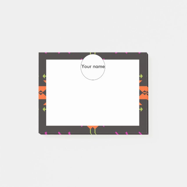 Post-it® Formes sur un arrière - plan noir 54rt (Devant)