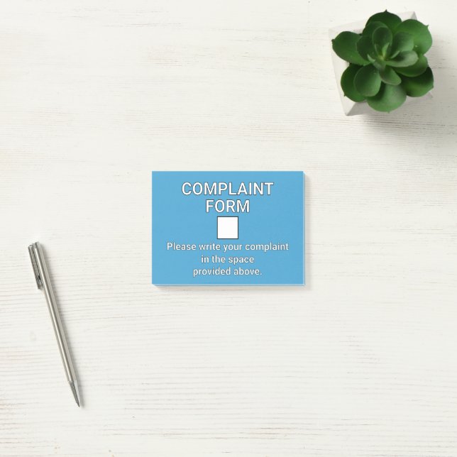 Post-it® Formulaire de plainte amusant (Bureau)