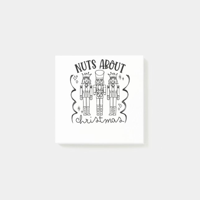 Post-it® Fou de Noël Casse-Noisette drôle de Noël  (Devant)