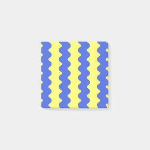 Post-it® Fournitures de bureau modernes à rayures ondulées