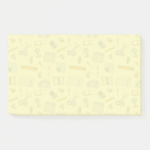 Post-it® Fournitures scolaires colorées Motif