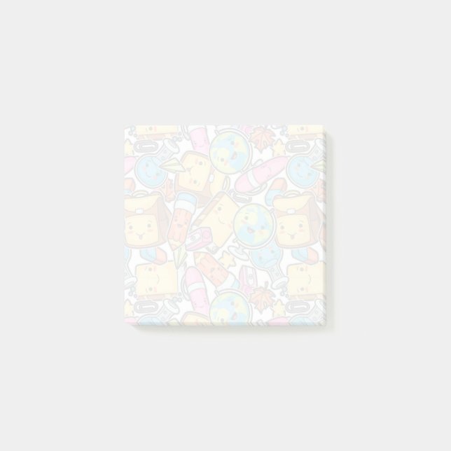 Post-it® Fournitures scolaires Notes post-it du Motif (Devant)
