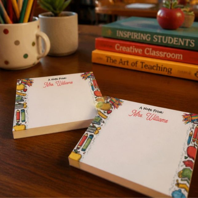 Post-it® Fournitures scolaires pour enseignants  (Créateur téléchargé)
