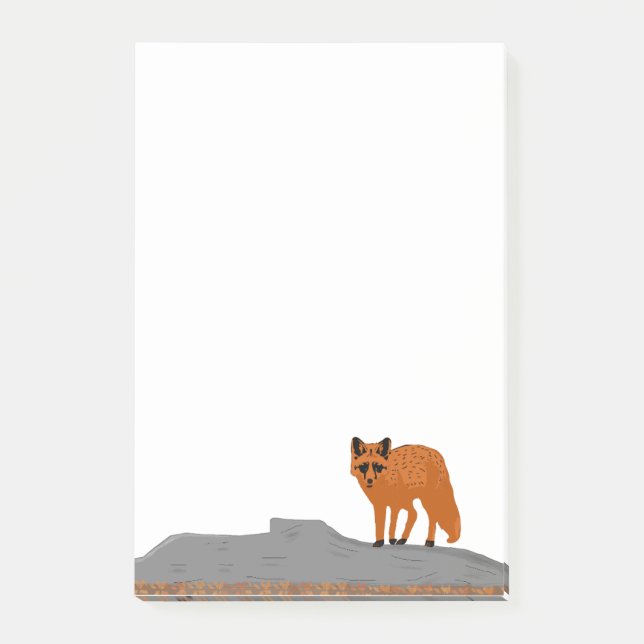 Post-it® 🦊 Fox on the Rock (Devant)