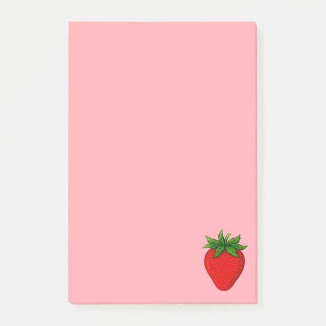 Post-it® Fraise - Collection de Fruits - (Devant)