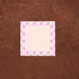 Post-it® Fraises rose Rose classique
