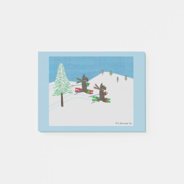 POST-IT® FRAPPER LES PENTES (Devant)