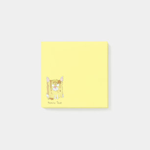 Post-it® Frenchie Toast French Bulldog Notes