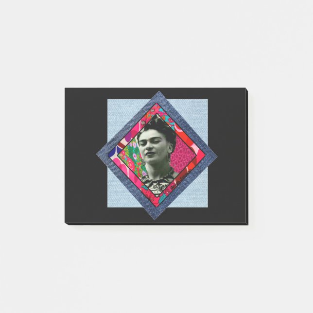 Post-it® Frida Kahlo Retro Pink Denim (Devant)