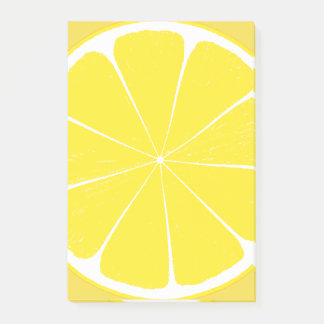 Post-it® Fruit Citrus jaune clair Conception de tranches de