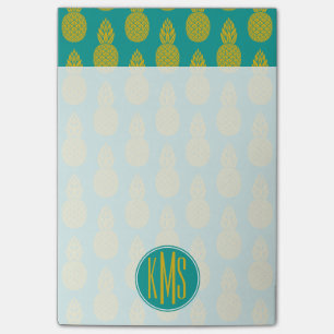 Post-it® Fruit tropical ananas   Monogramme